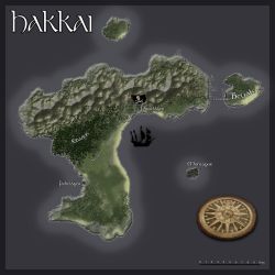 Karta över Hakkai