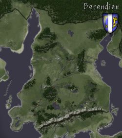 Karta över Berendien