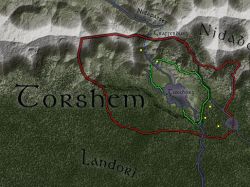 Karta över Torshem