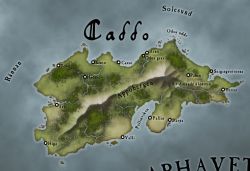 Karta över Caddo