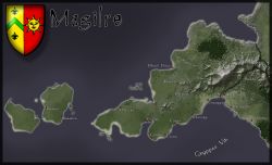 Karta över Magilre
